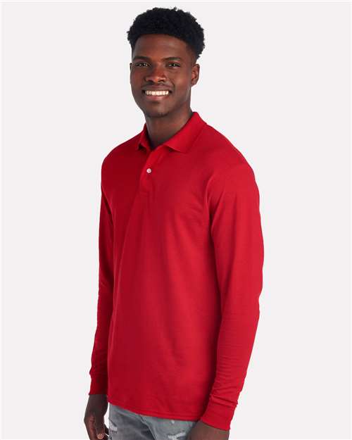 JERZEES 437LR Men's Dri-Power® Long Sleeve Polo