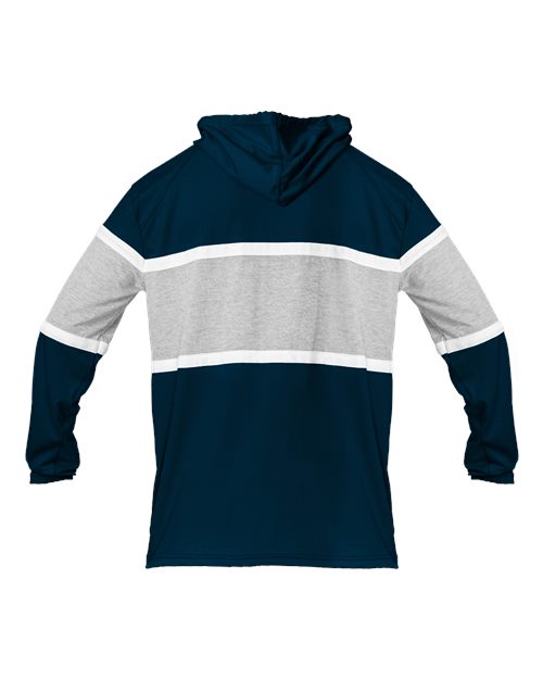 Badger 4981 Unisex United Hooded Long Sleeve T-Shirt