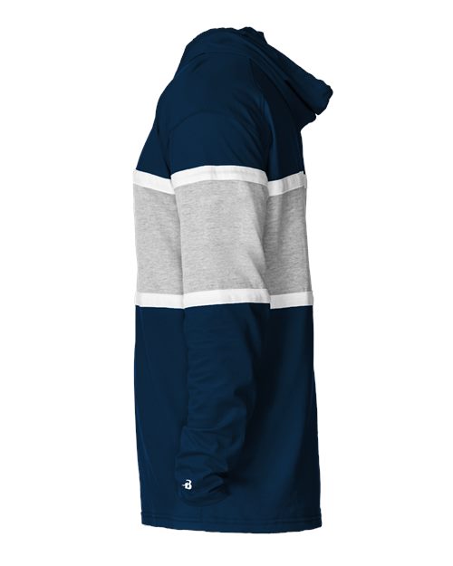 Badger 4981 Unisex United Hooded Long Sleeve T-Shirt