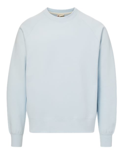 MV Sport 17116 Unisex Vintage Fleece Raglan Crewneck Sweatshirt
