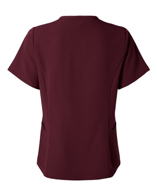 Jaanuu W10003 Women's Calix Fit & Flare Scrub V-Neck Top