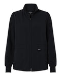 Jaanuu W60001 Women's Ceri Essential Full-Zip 6-Pocket Scrub Jacket