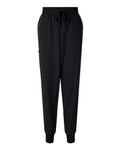 Jaanuu W20003P Women's Petite Sizes Silex Knit-Waist Scrub Joggers