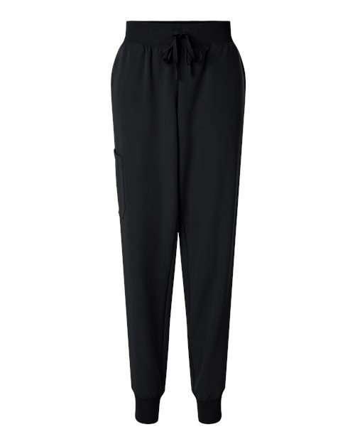 Jaanuu W20003P Women's Petite Sizes Silex Knit-Waist Scrub Joggers