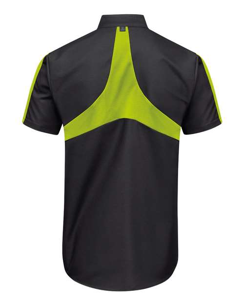 Red Kap SX46T Men's Tall Mimix™ Pro+ Short Sleeve Work Shirt With OilBlok