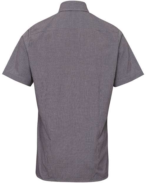 Artisan Collection by Reprime RP221 Men's Microcheck Gingham Cotton Shirt
