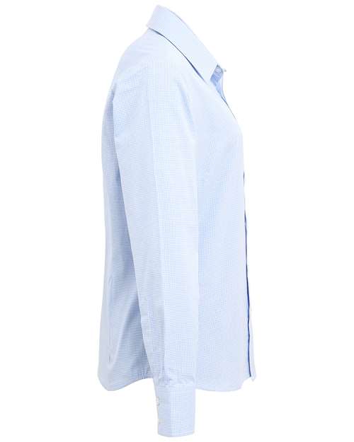 Artisan Collection by Reprime RP320 Women's Microcheck Gingham Cotton Shirt