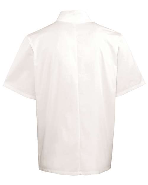 Artisan Collection by Reprime RP664 Unisex Ten Studded Front Short Sleeve Chef Coat