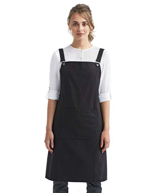 Artisan Collection by Reprime RP129 Cross Back Barista Bib Apron
