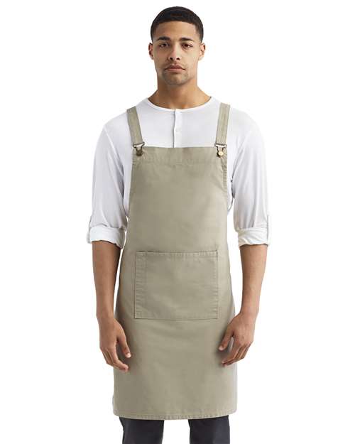 Artisan Collection by Reprime RP129 Cross Back Barista Bib Apron