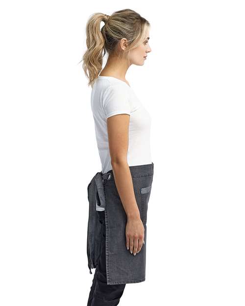 Artisan Collection by Reprime RP128 Domain Contrast Denim Waist Apron