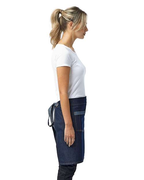 Artisan Collection by Reprime RP128 Domain Contrast Denim Waist Apron