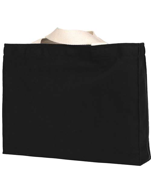 Bayside BA750 USA-Made Canvas Medium Gusset Tote Bag