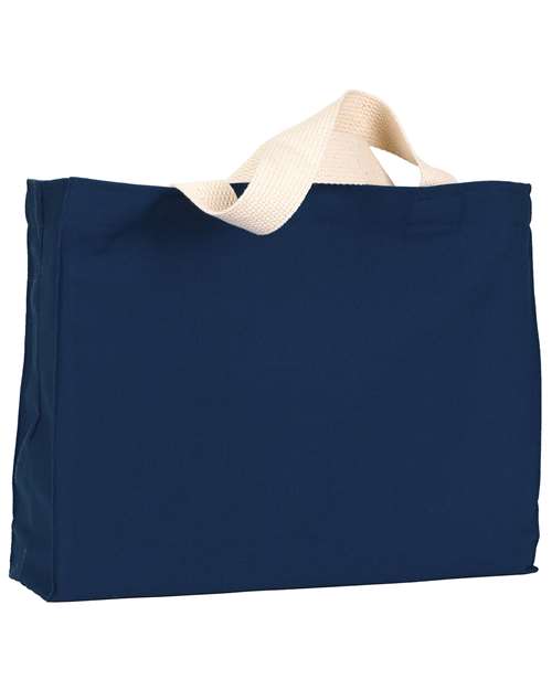 Bayside BA750 USA-Made Canvas Medium Gusset Tote Bag
