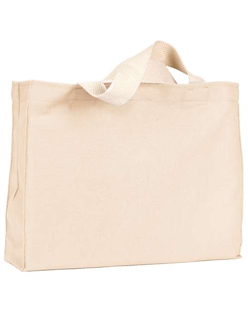 Bayside BA750 USA-Made Canvas Medium Gusset Tote Bag