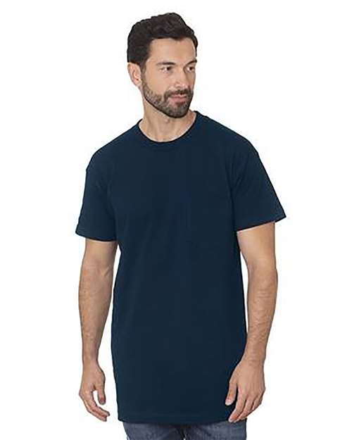 Bayside 7200T Men's Tall USA Made Pocket T-Shirt