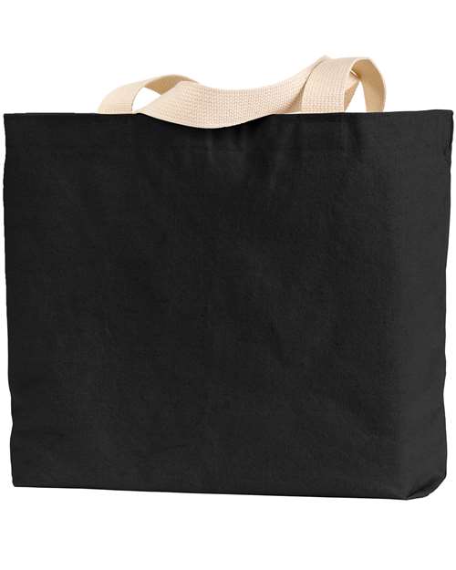 Bayside BS600 USA-Made Canvas Jumbo Tote Bag