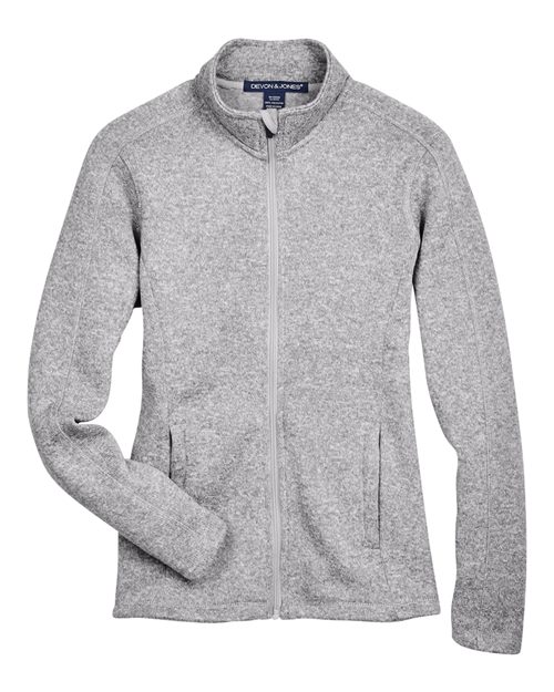 Devon & Jones DG793W Women's Bristol Full-Zip Sweater Fleece Jacket