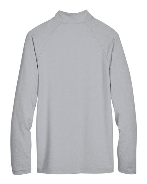 Devon & Jones DG480 Men's CrownLux Performance® Clubhouse Micro-Stripe Quarter-Zip Pullover