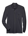 CORE365 88192P Men's Pinnacle Performance Long Sleeve Piqué Polo with Pocket