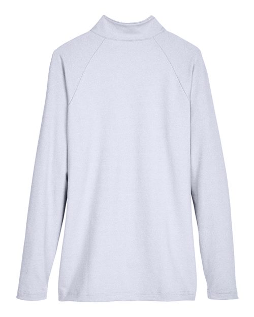 Devon & Jones DG480W Women's CrownLux Performance® Clubhouse Micro-Stripe Quarter-Zip Pullover