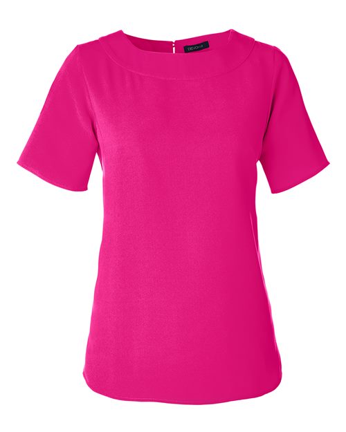 Devon & Jones DP613W Women's Perfect Fit™ Boat Neck Blouse