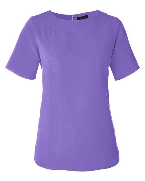 Devon & Jones DP613W Women's Perfect Fit™ Boat Neck Blouse