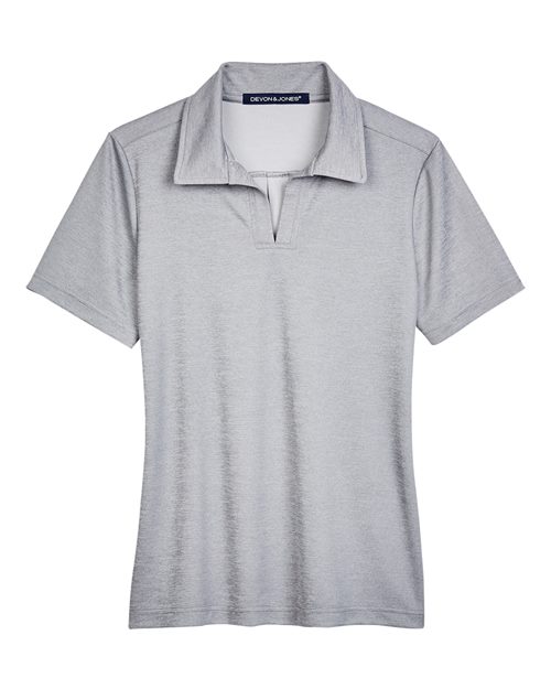 Devon & Jones DG22W Women's CrownLux Performance® Address Melange Polo