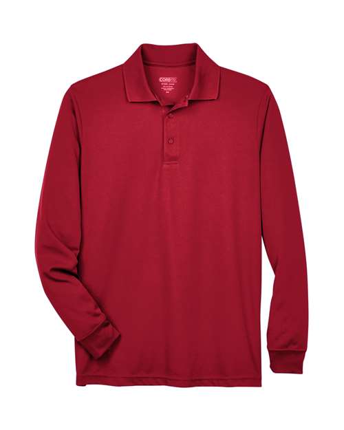 CORE365 88192 Men's Pinnacle Performance Long Sleeve Piqué Polo