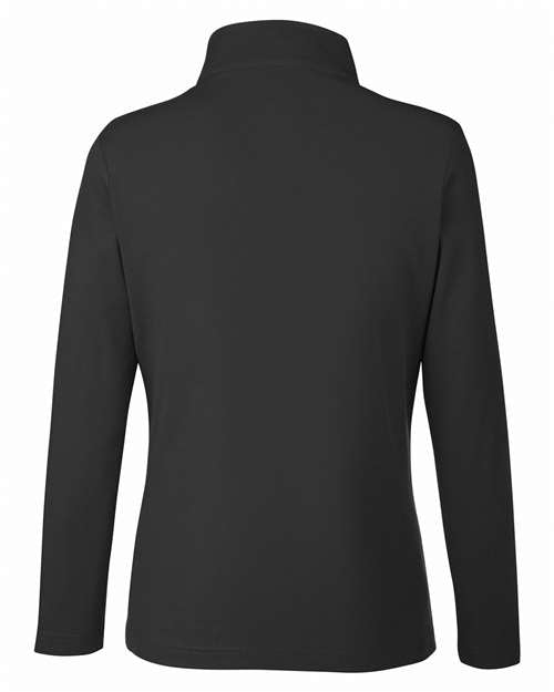 CORE365 CE405W Women's Fusion ChromaSoft™ Pique Quarter-Zip Pullover