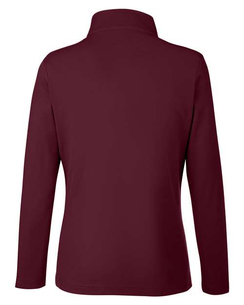 CORE365 CE405W Women's Fusion ChromaSoft™ Pique Quarter-Zip Pullover