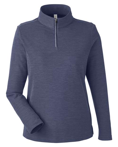 CORE365 CE405W Women's Fusion ChromaSoft™ Pique Quarter-Zip Pullover