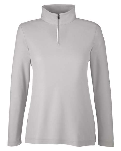CORE365 CE405W Women's Fusion ChromaSoft™ Pique Quarter-Zip Pullover