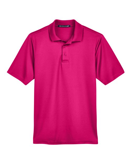 Devon & Jones DG20 Men's CrownLux Performance® Plaited Polo
