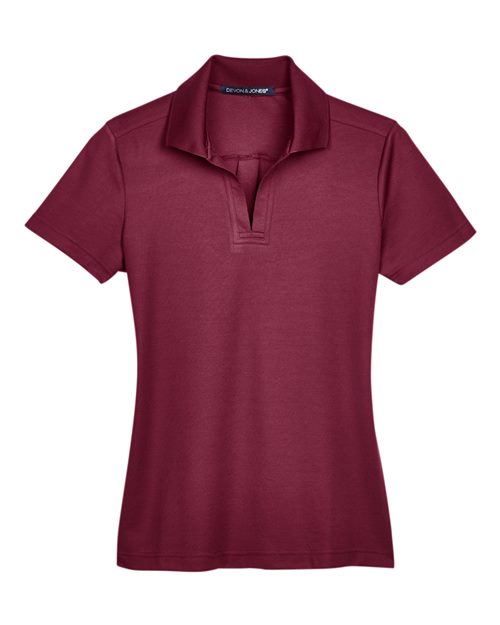 Devon & Jones DG20W Women's CrownLux Performance® Plaited Polo