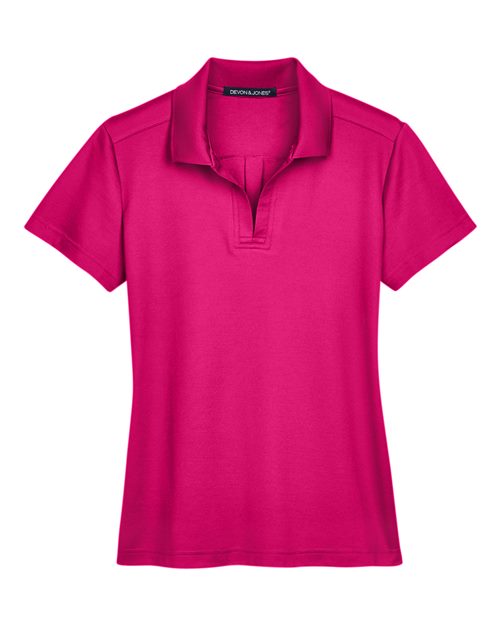 Devon & Jones DG20W Women's CrownLux Performance® Plaited Polo