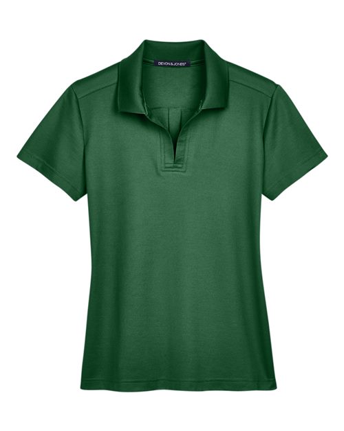 Devon & Jones DG20W Women's CrownLux Performance® Plaited Polo