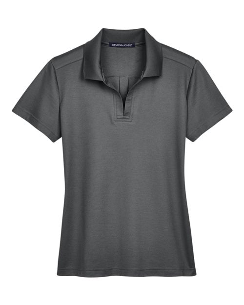 Devon & Jones DG20W Women's CrownLux Performance® Plaited Polo
