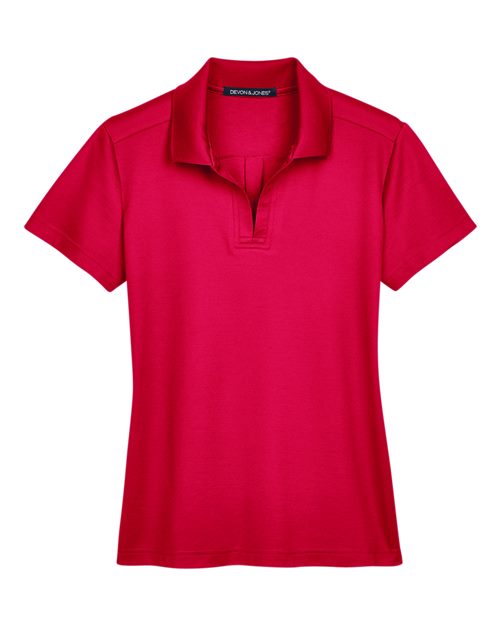 Devon & Jones DG20W Women's CrownLux Performance® Plaited Polo