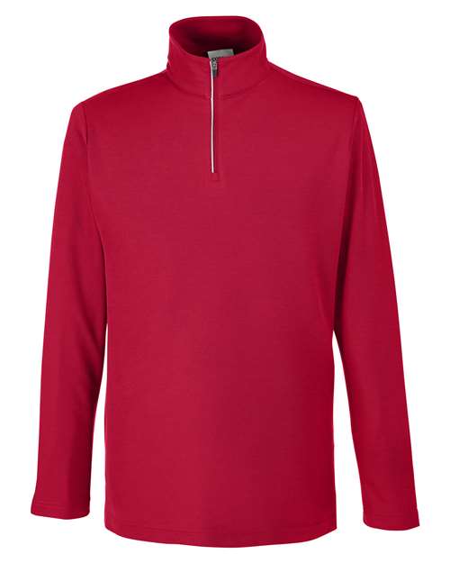 CORE365 CE405 Men's Fusion ChromaSoft™ Pique Quarter-Zip Pullover