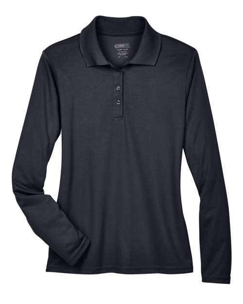 CORE365 78192 Women's Pinnacle Performance Long Sleeve Piqué Polo