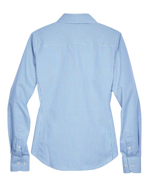 Devon & Jones D640W Women's Crown Collection® Gingham Check Woven Dress Shirt