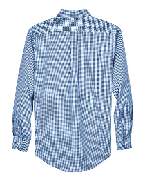 Devon & Jones D640 Men's Crown Collection® Gingham Check Woven Dress Shirt