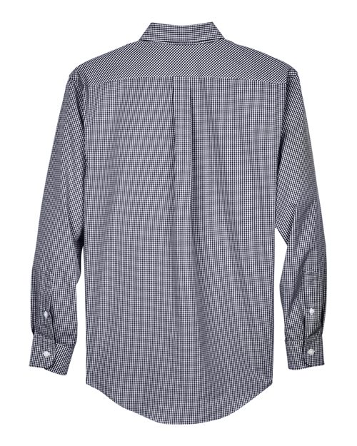 Devon & Jones D640 Men's Crown Collection® Gingham Check Woven Dress Shirt