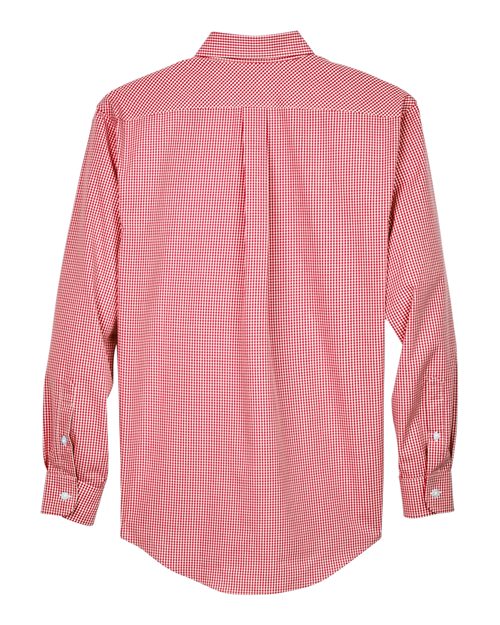 Devon & Jones D640 Men's Crown Collection® Gingham Check Woven Dress Shirt