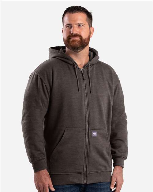 Berne Apparel SZ101T Men's Tall Heritage Thermal-Lined Full-Zip Hooded Sweatshirt