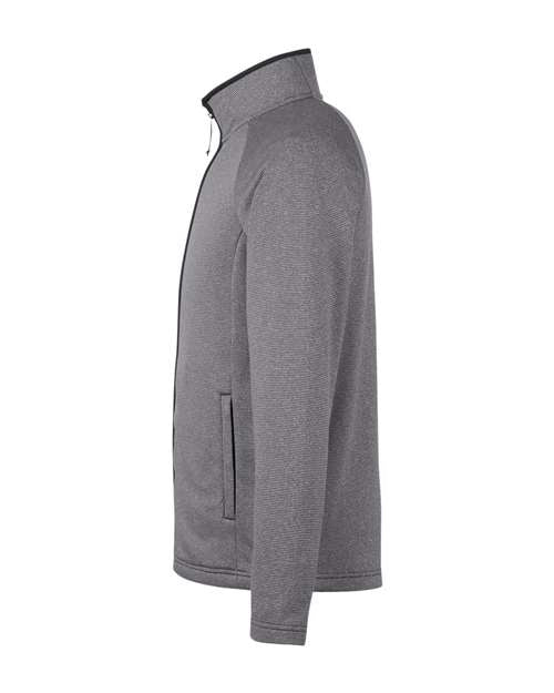 CORE365 CE72 Men's Venture Heathered Stripe Full-Zip Jacket