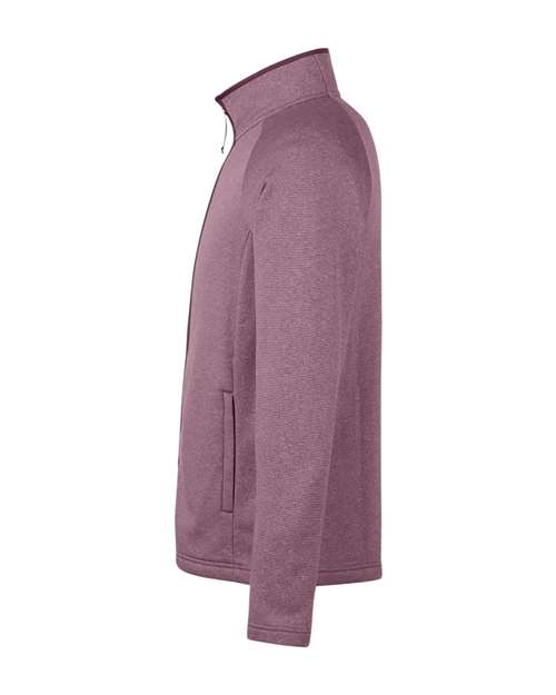 CORE365 CE72 Men's Venture Heathered Stripe Full-Zip Jacket