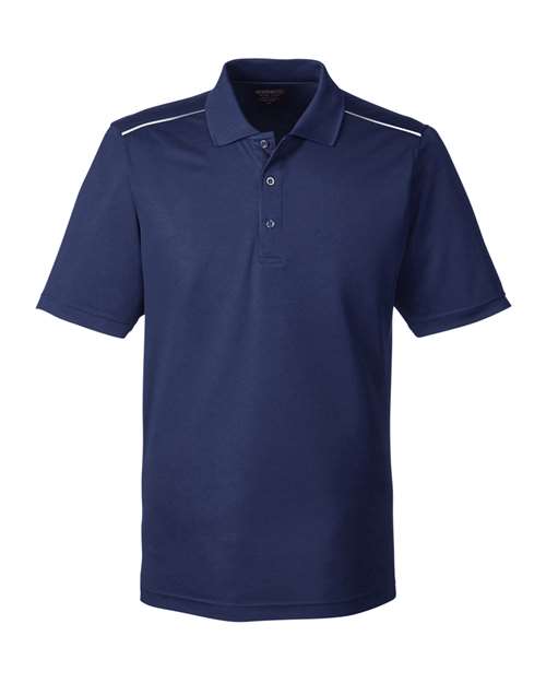 CORE365 88181R Men's Radiant Performance Piqué Polo with Reflective Piping