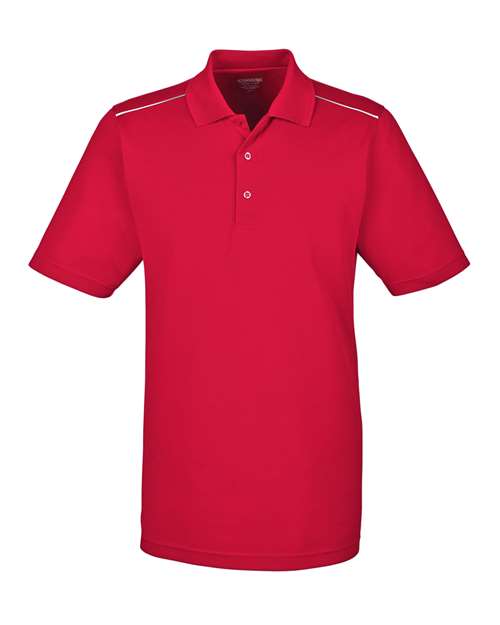 CORE365 88181R Men's Radiant Performance Piqué Polo with Reflective Piping